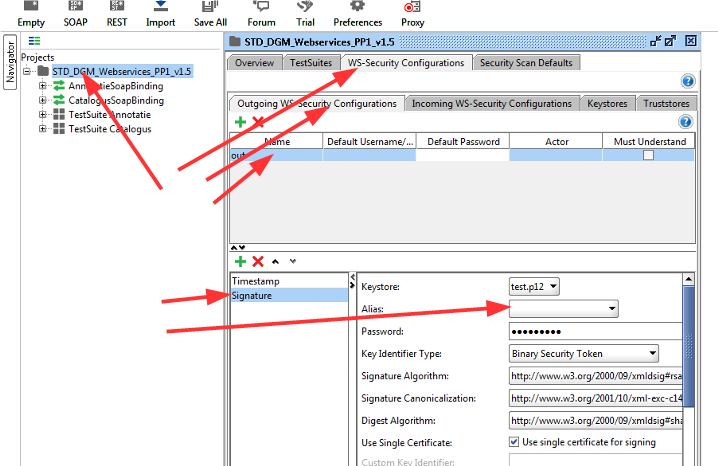 Figuur 8 Security Configurations